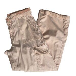 American Eagle Cargo Pants Womens Size‎ 10 Pink Stretch Casual Relaxed